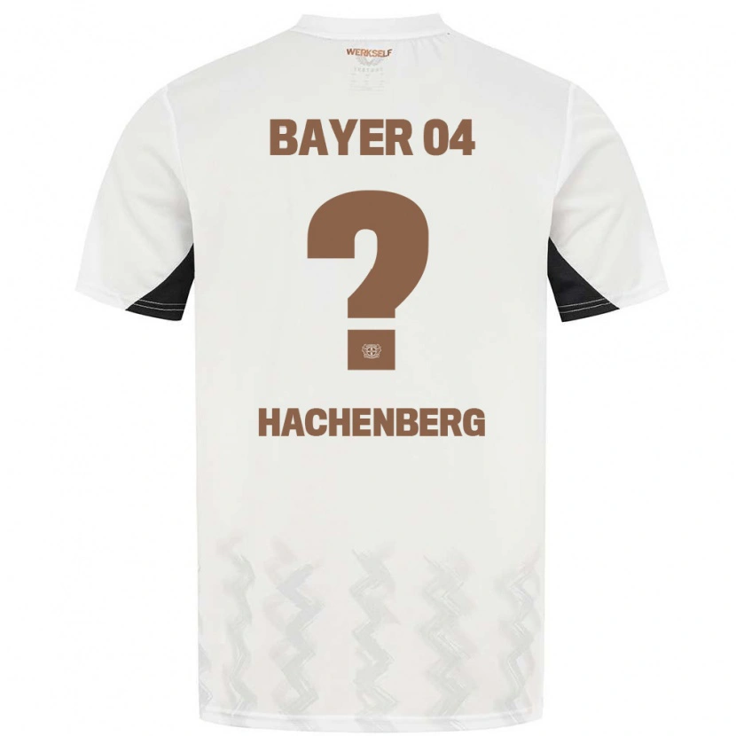 Danxen Niño Camiseta Merlin Hachenberg #0 Blanco Negro 2ª Equipación 2024/25 La Camisa