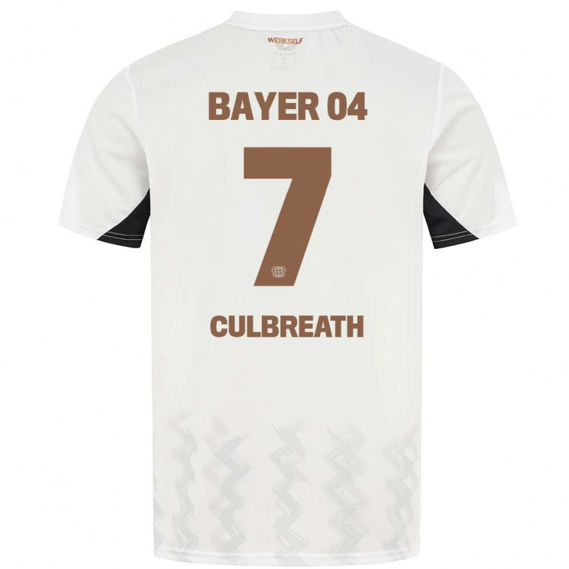 Danxen Niño Camiseta Montrell Culbreath #7 Blanco Negro 2ª Equipación 2024/25 La Camisa