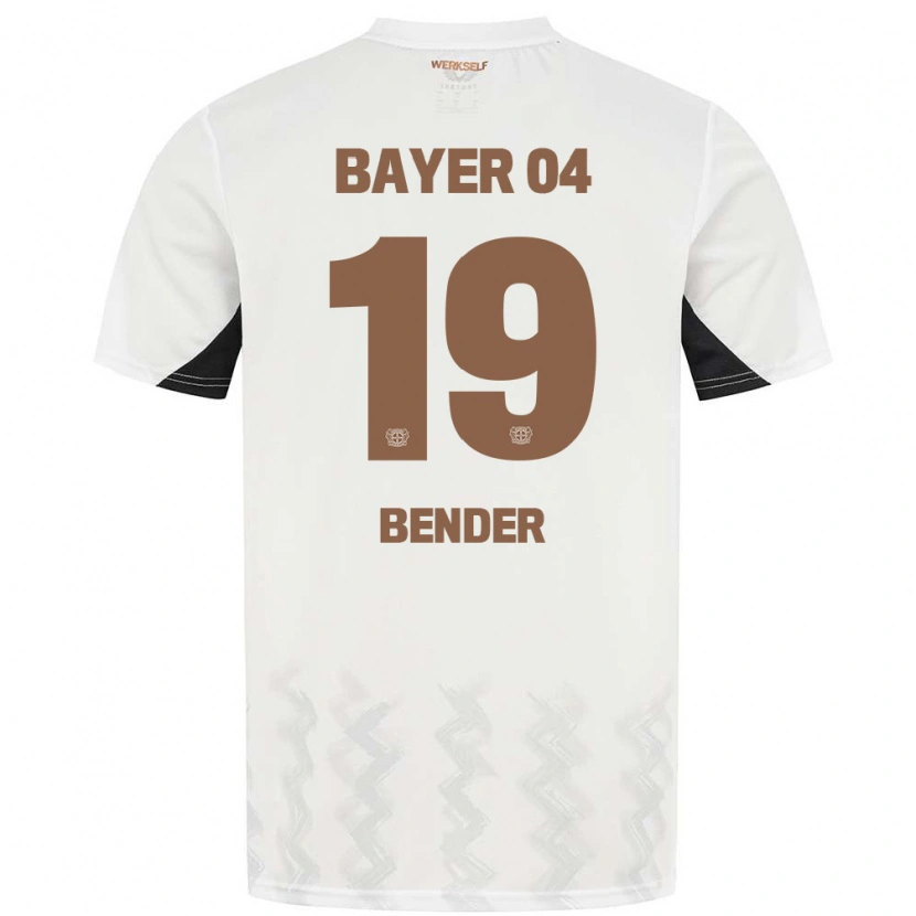 Danxen Niño Camiseta Loreen Bender #19 Blanco Negro 2ª Equipación 2024/25 La Camisa