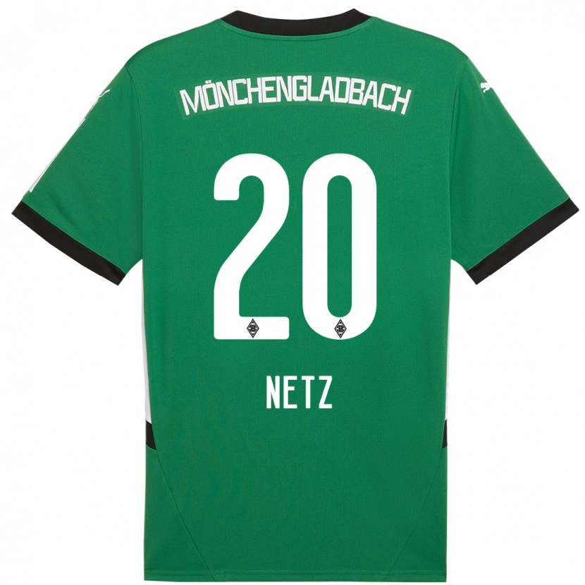 Danxen Niño Camiseta Luca Netz #20 Verde Blanco 2ª Equipación 2024/25 La Camisa