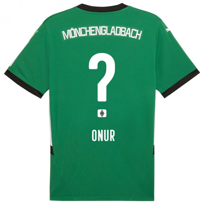 Danxen Niño Camiseta Hasan Onur #0 Verde Blanco 2ª Equipación 2024/25 La Camisa