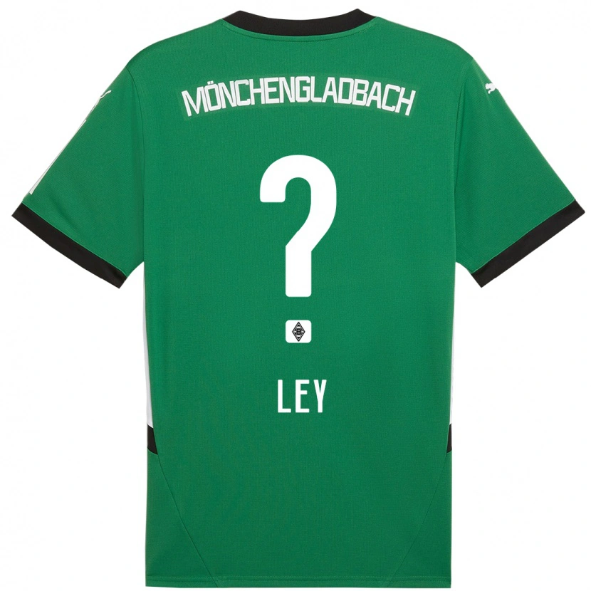 Danxen Niño Camiseta Marlon Ley #0 Verde Blanco 2ª Equipación 2024/25 La Camisa