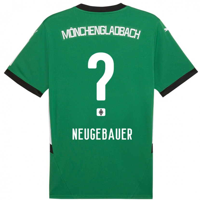 Danxen Niño Camiseta Simon Neugebauer #0 Verde Blanco 2ª Equipación 2024/25 La Camisa