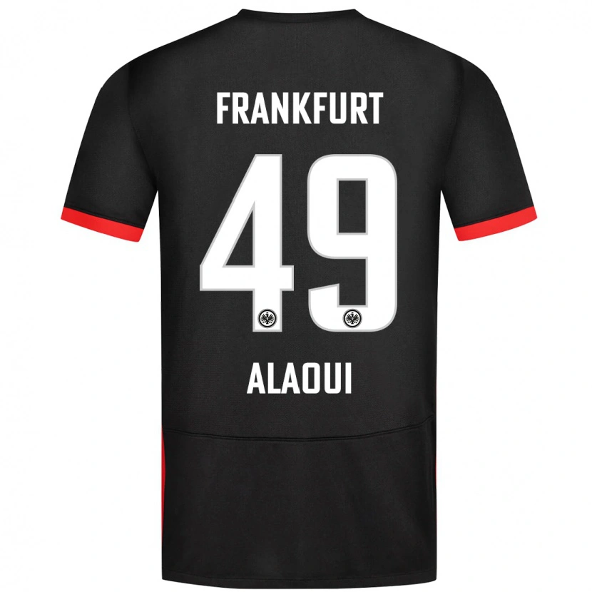 Danxen Niño Camiseta Anas Alaoui #49 Negro 2ª Equipación 2024/25 La Camisa