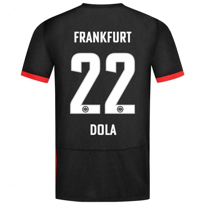 Danxen Niño Camiseta Igor Dola #22 Negro 2ª Equipación 2024/25 La Camisa