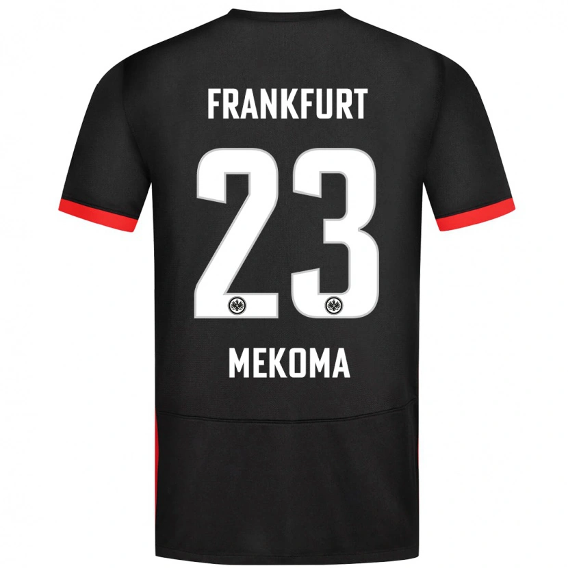 Danxen Niño Camiseta Jamal Mekoma #23 Negro 2ª Equipación 2024/25 La Camisa