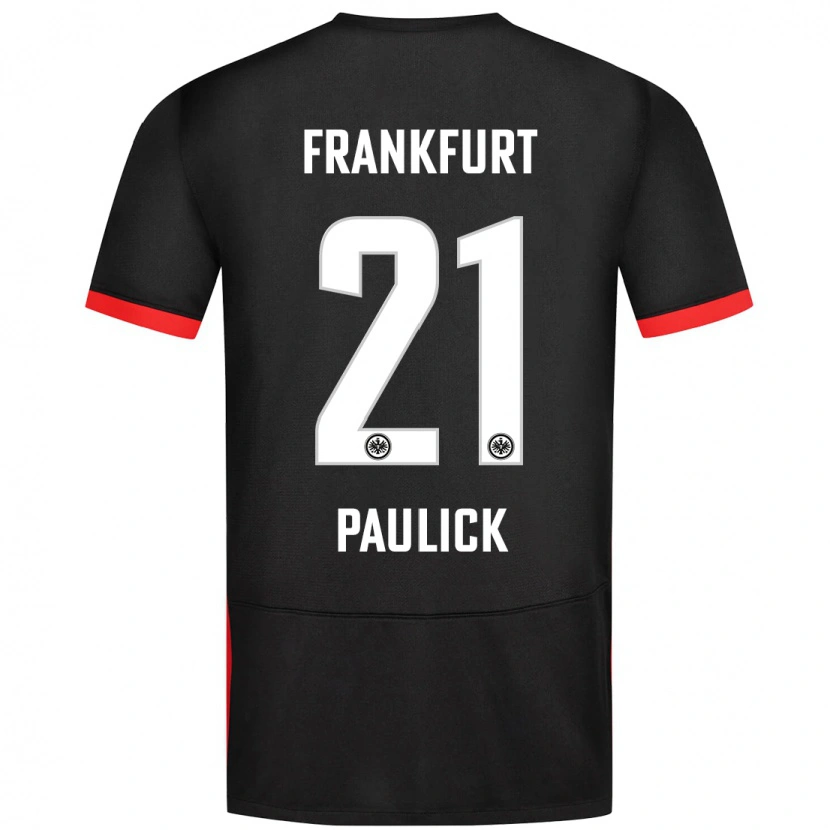 Danxen Niño Camiseta Lea Paulick #21 Negro 2ª Equipación 2024/25 La Camisa