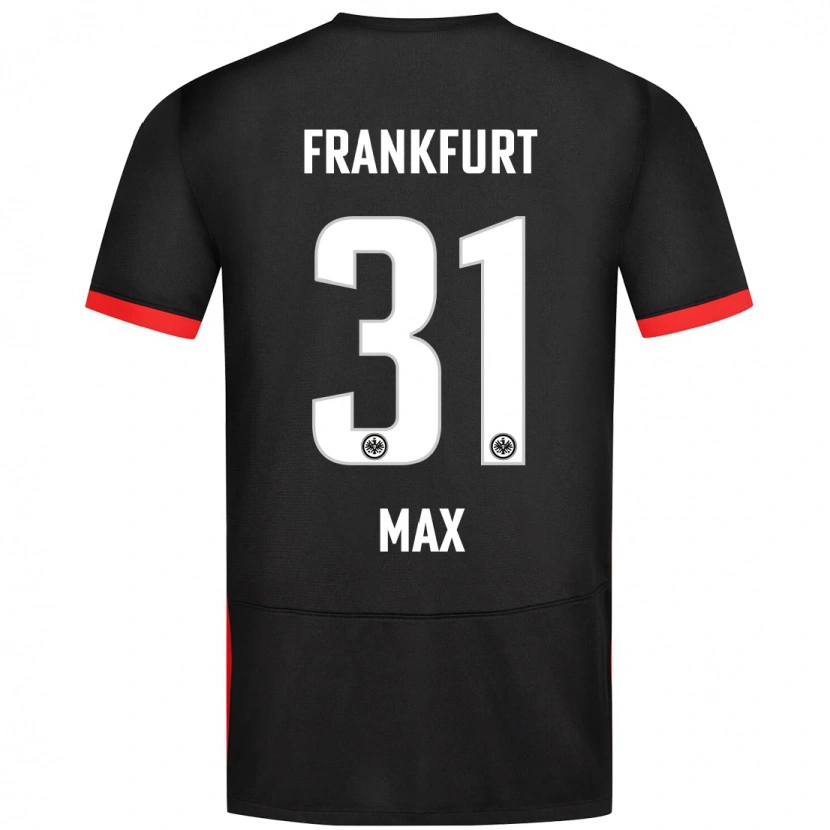 Danxen Niño Camiseta Philipp Max #31 Negro 2ª Equipación 2024/25 La Camisa