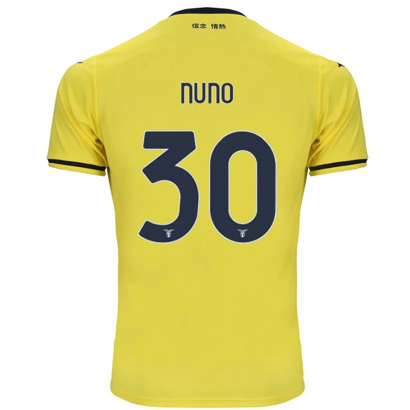 Danxen Niño Camiseta Nuno Tavares #30 Amarillo 2ª Equipación 2024/25 La Camisa