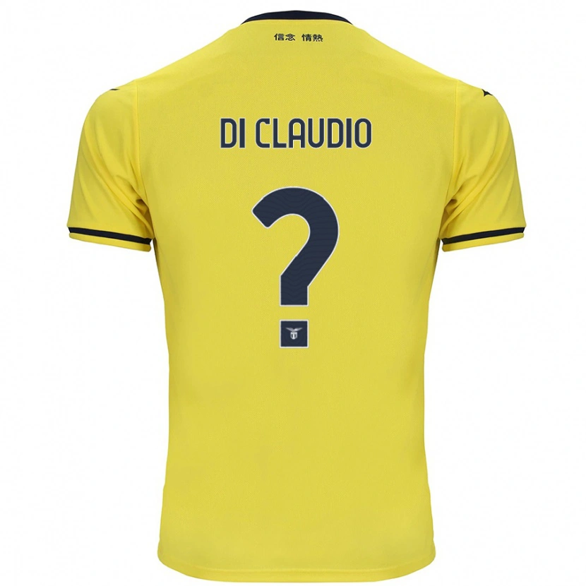 Danxen Niño Camiseta Federico Di Claudio #0 Amarillo 2ª Equipación 2024/25 La Camisa