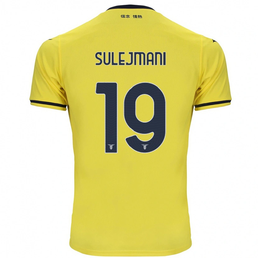 Danxen Niño Camiseta Flavio Sulejmani #19 Amarillo 2ª Equipación 2024/25 La Camisa