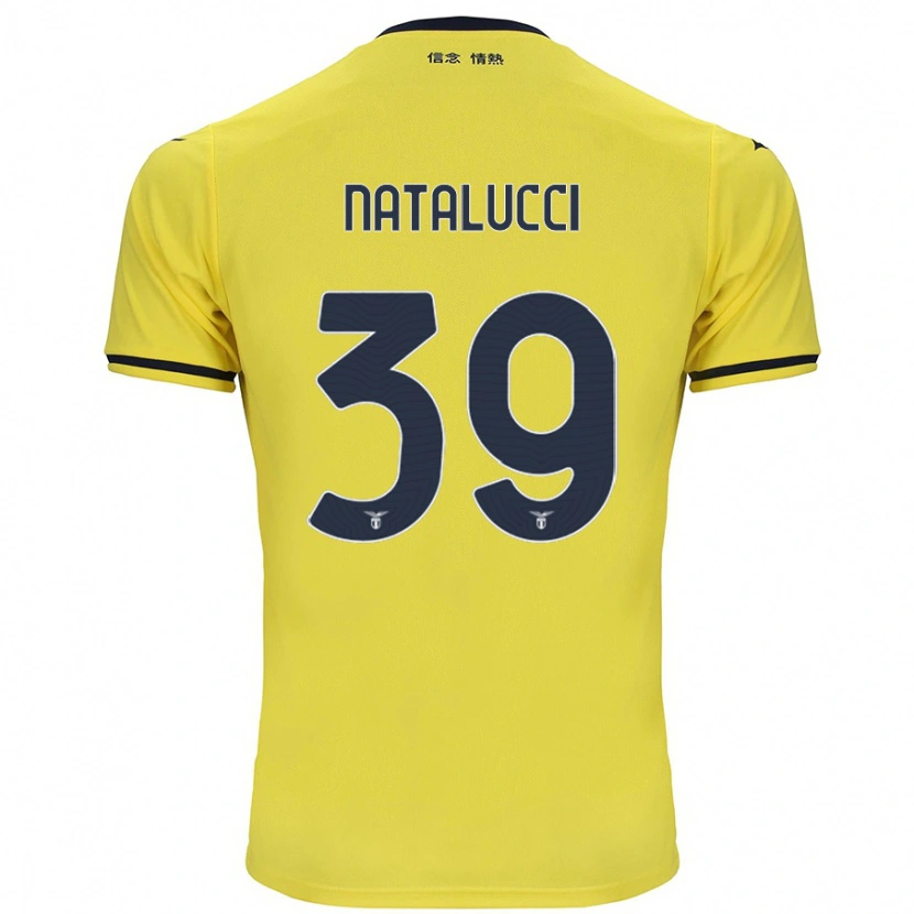 Danxen Niño Camiseta Serena Natalucci #39 Amarillo 2ª Equipación 2024/25 La Camisa