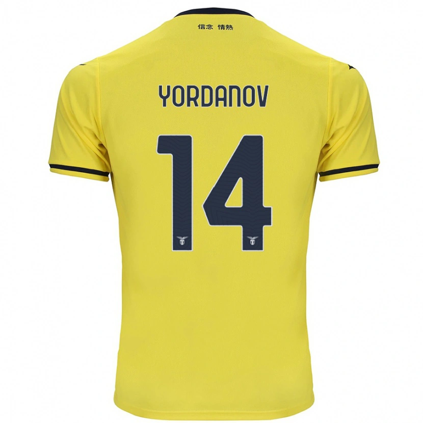 Danxen Niño Camiseta Damyan Yordanov #14 Amarillo 2ª Equipación 2024/25 La Camisa