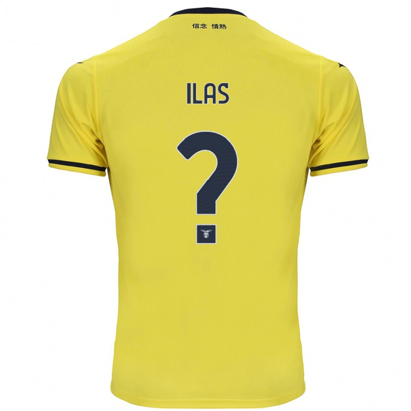 Danxen Niño Camiseta Narcis Ilaș #0 Amarillo 2ª Equipación 2024/25 La Camisa