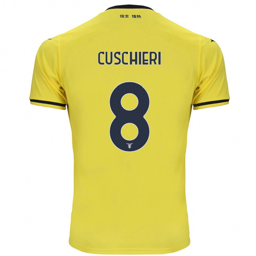 Danxen Niño Camiseta Rachel Cuschieri #8 Amarillo 2ª Equipación 2024/25 La Camisa