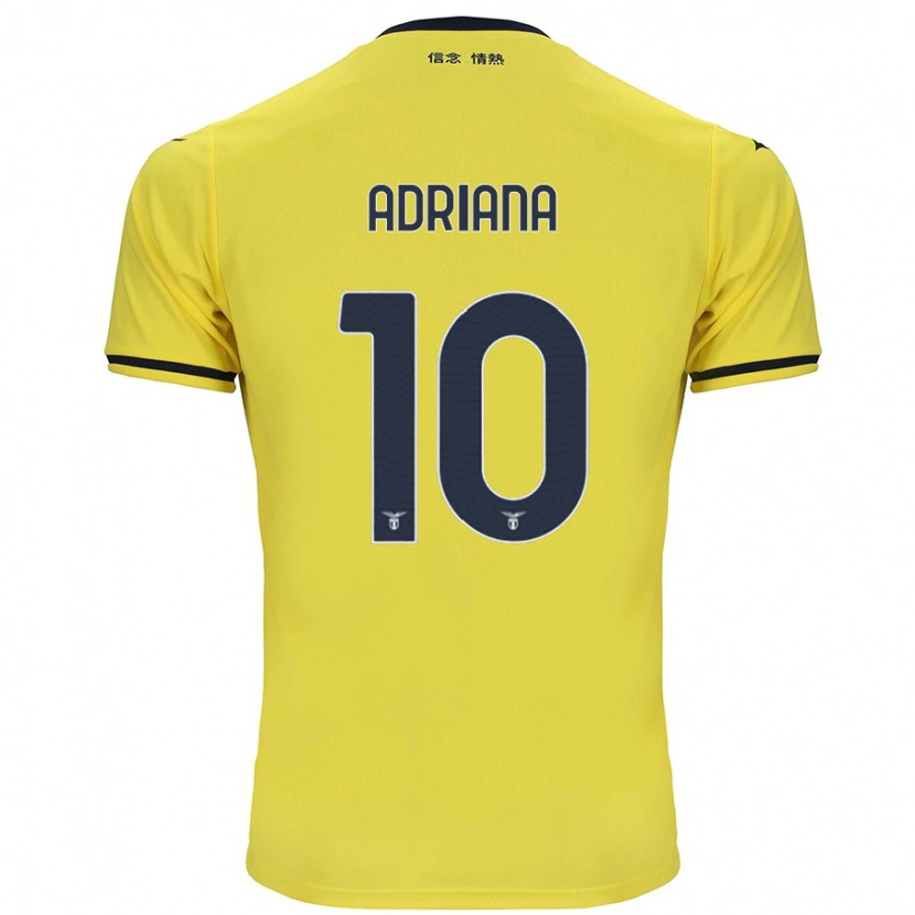 Danxen Niño Camiseta Adriana Martín Santamaría #10 Amarillo 2ª Equipación 2024/25 La Camisa