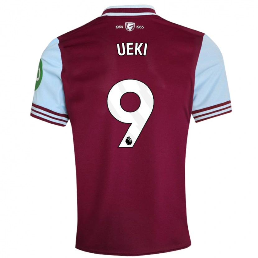 Danxen Hombre Camiseta Riko Ueki #9 Rojo Oscuro 1ª Equipación 2024/25 La Camisa