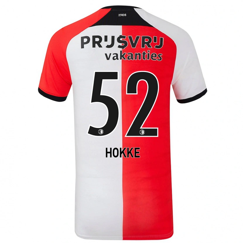 Danxen Hombre Camiseta Milan Hokke #52 Rojo Blanco 1ª Equipación 2024/25 La Camisa