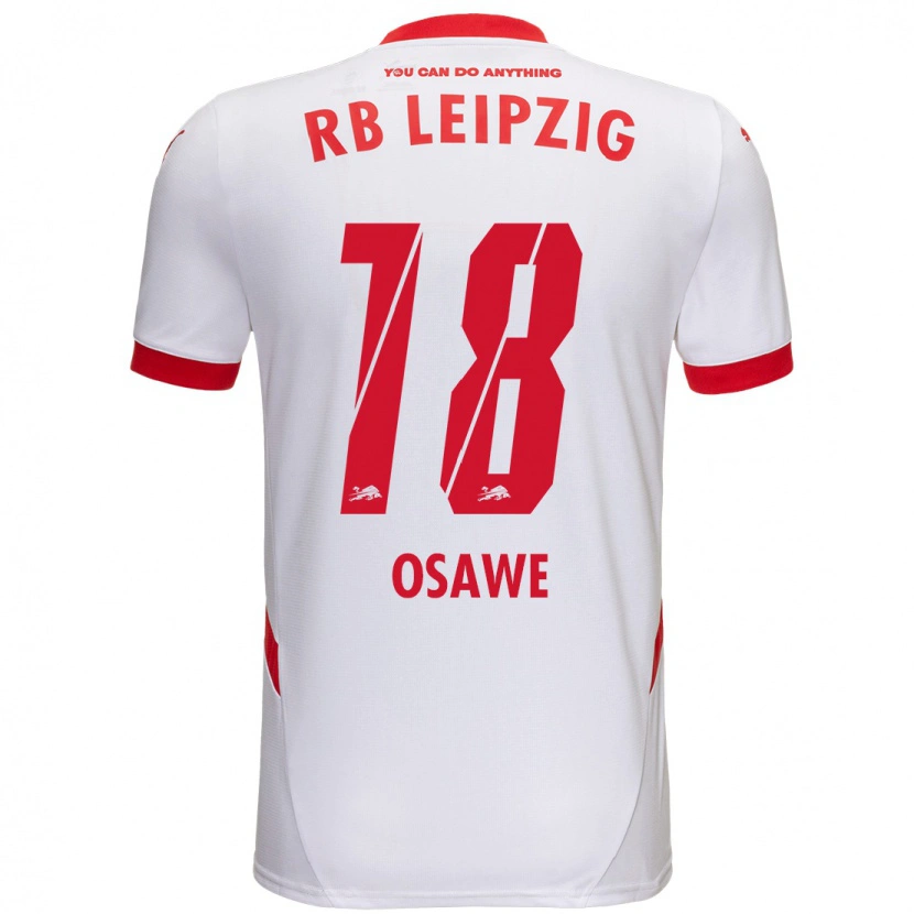 Danxen Hombre Camiseta Winners Osawe #18 Blanco Rojo 1ª Equipación 2024/25 La Camisa