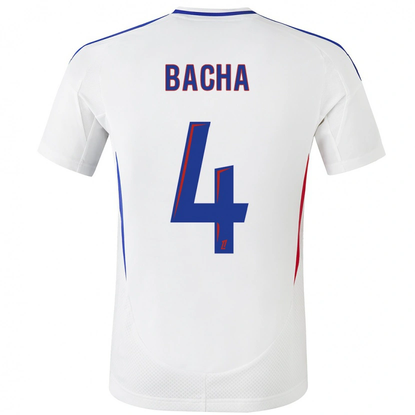 Danxen Hombre Camiseta Selma Bacha #4 Blanco Azul 1ª Equipación 2024/25 La Camisa