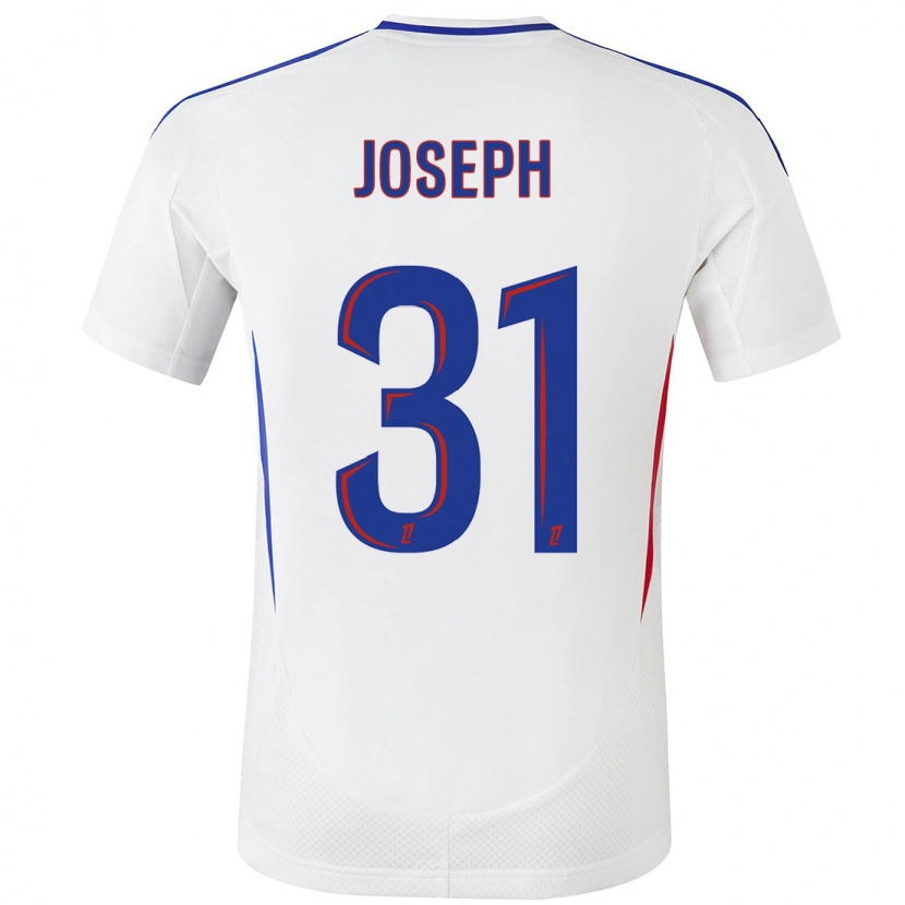 Danxen Hombre Camiseta Liana Joseph #31 Blanco Azul 1ª Equipación 2024/25 La Camisa