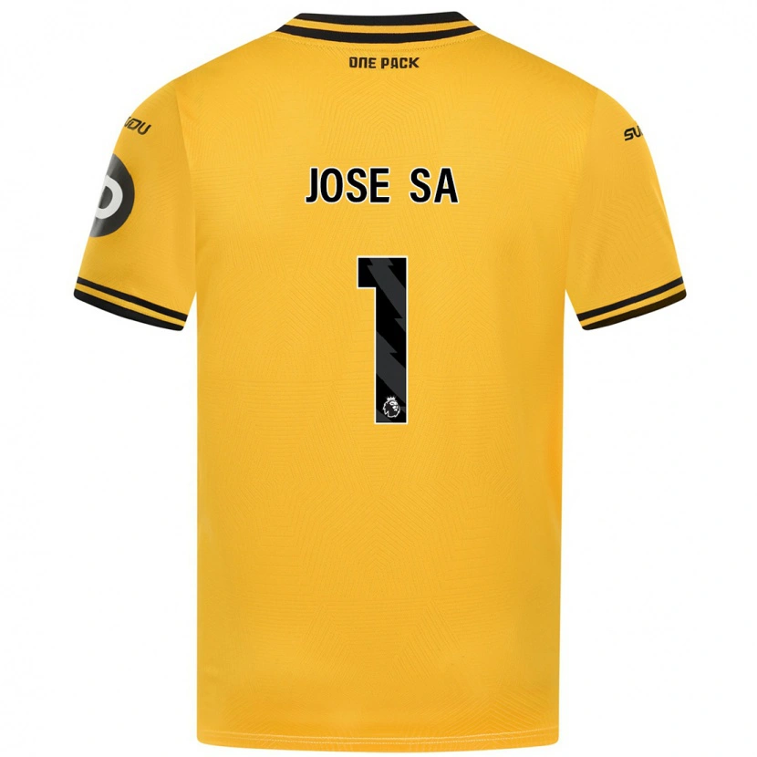 Danxen Hombre Camiseta José Sá #1 Amarillo 1ª Equipación 2024/25 La Camisa