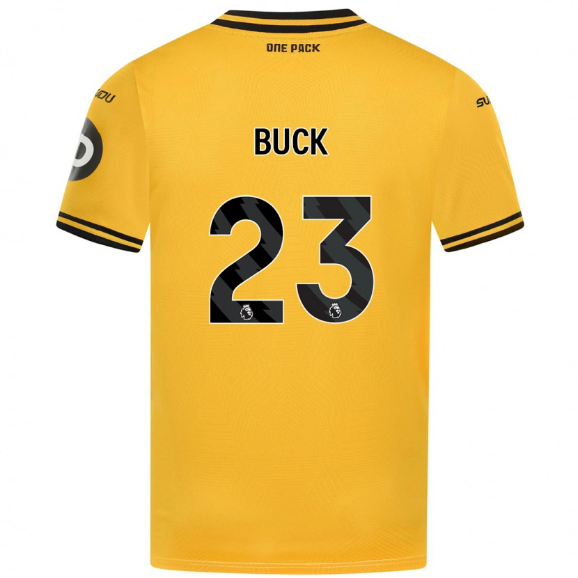 Danxen Hombre Camiseta Alex Buck #23 Amarillo 1ª Equipación 2024/25 La Camisa