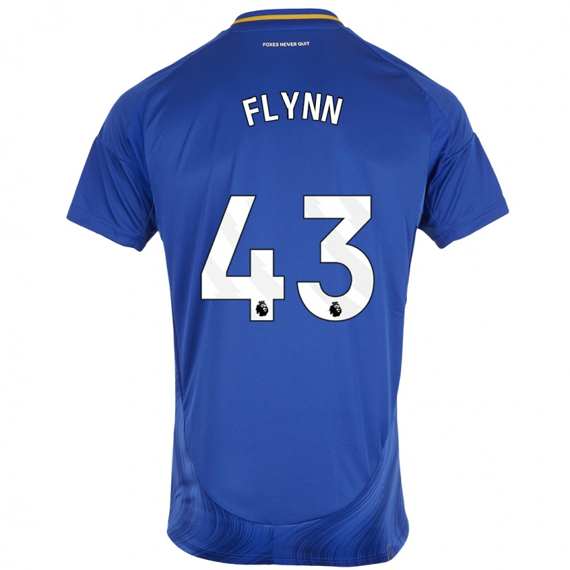 Danxen Hombre Camiseta Shane Flynn #43 Azul Blanco 1ª Equipación 2024/25 La Camisa