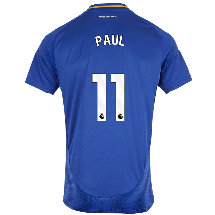 Danxen Hombre Camiseta Lachante Paul #11 Azul Blanco 1ª Equipación 2024/25 La Camisa