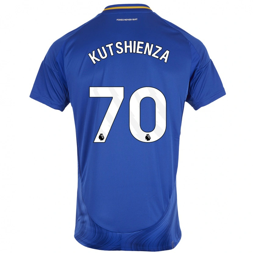 Danxen Hombre Camiseta Jesper Kutshienza #70 Azul Blanco 1ª Equipación 2024/25 La Camisa