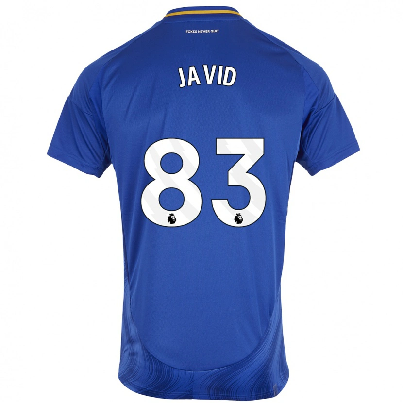 Danxen Hombre Camiseta Abdullah Javid #83 Azul Blanco 1ª Equipación 2024/25 La Camisa