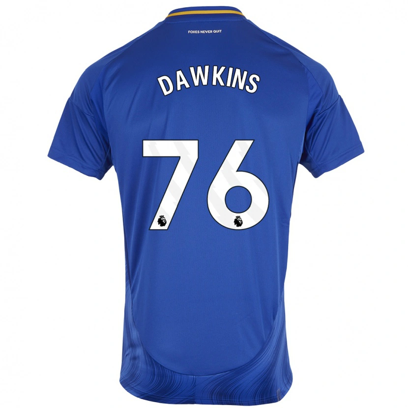 Danxen Hombre Camiseta Kartell Dawkins #76 Azul Blanco 1ª Equipación 2024/25 La Camisa