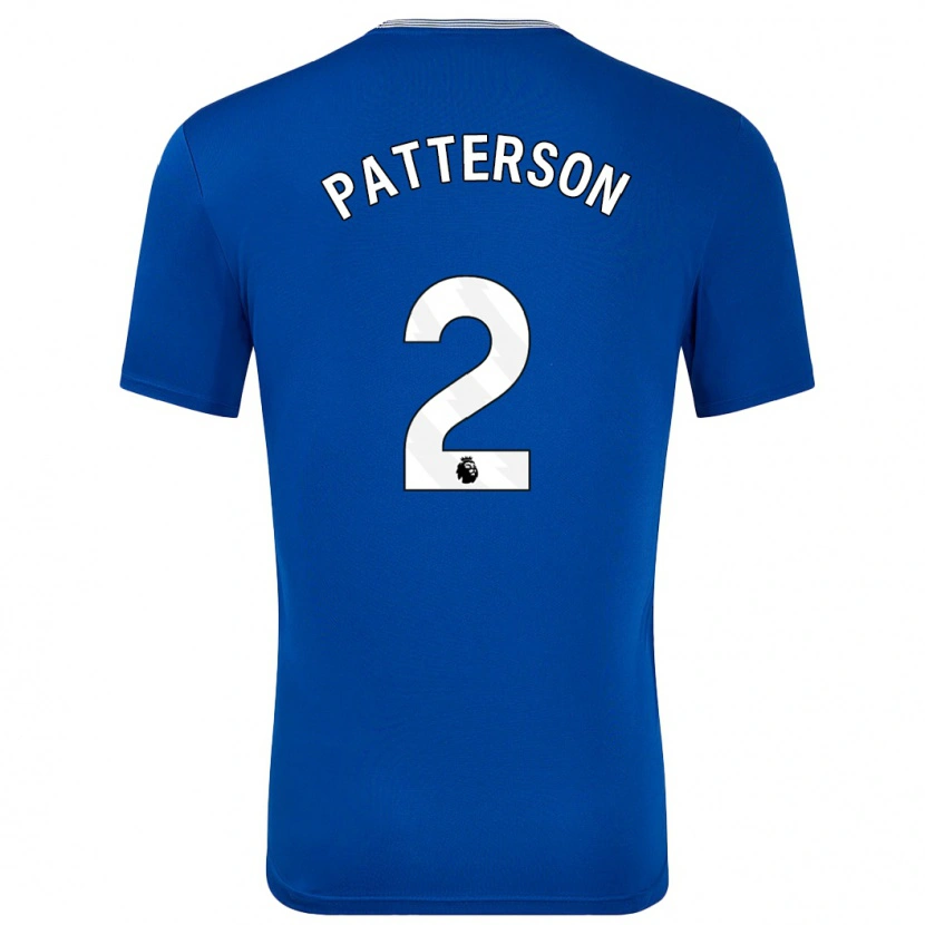 Danxen Hombre Camiseta Nathan Patterson #2 Azul Con 1ª Equipación 2024/25 La Camisa