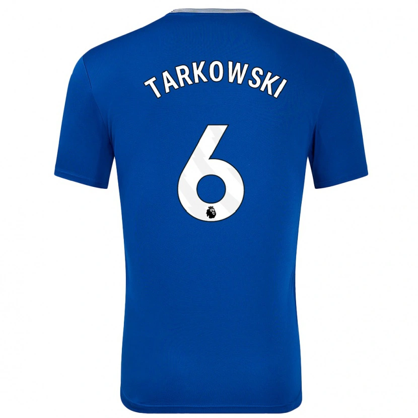 Danxen Hombre Camiseta James Tarkowski #6 Azul Con 1ª Equipación 2024/25 La Camisa