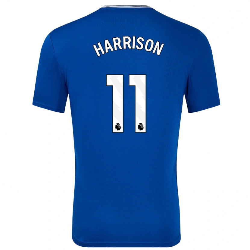 Danxen Hombre Camiseta Jack Harrison #11 Azul Con 1ª Equipación 2024/25 La Camisa