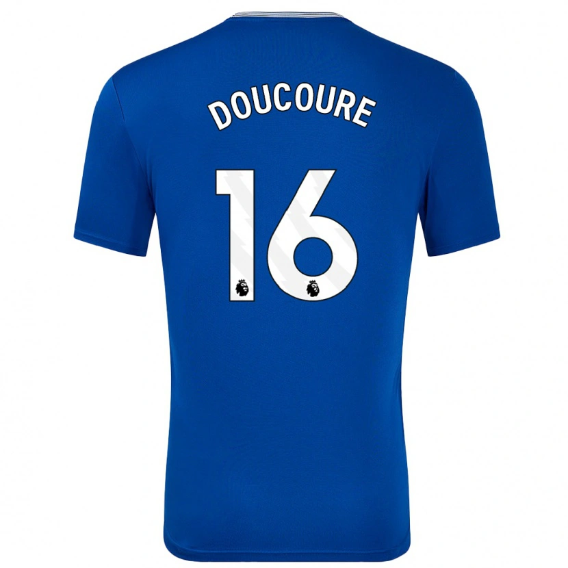 Danxen Hombre Camiseta Abdoulaye Doucouré #16 Azul Con 1ª Equipación 2024/25 La Camisa