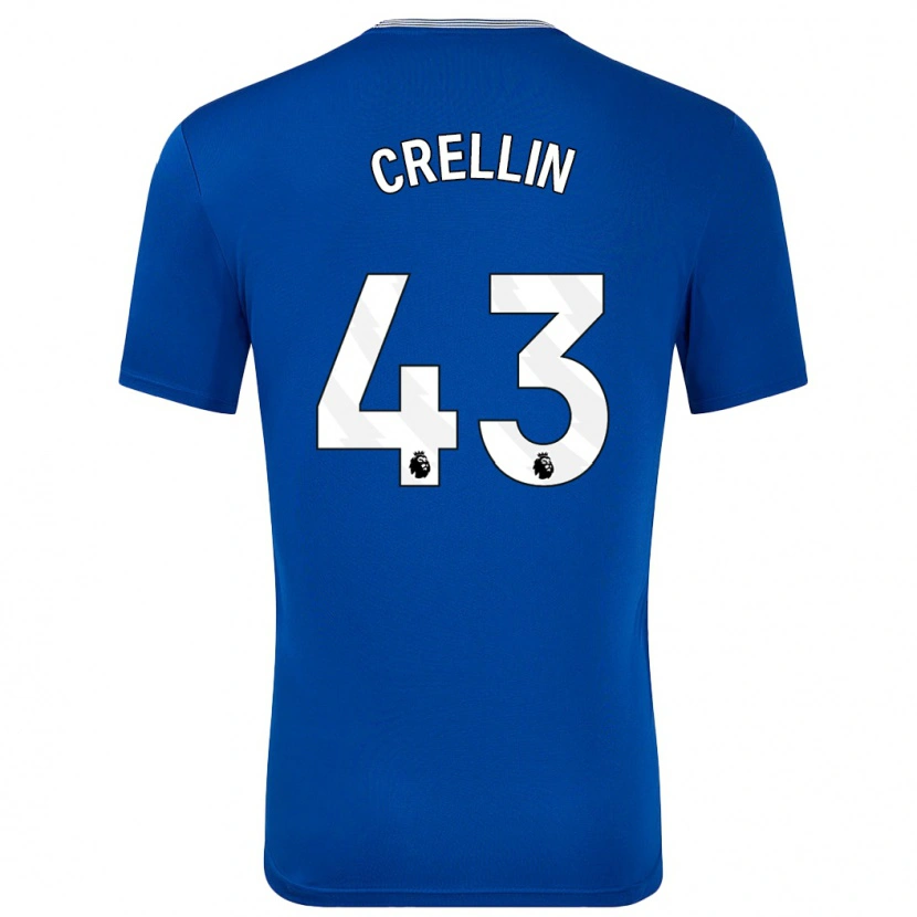 Danxen Hombre Camiseta Billy Crellin #43 Azul Con 1ª Equipación 2024/25 La Camisa