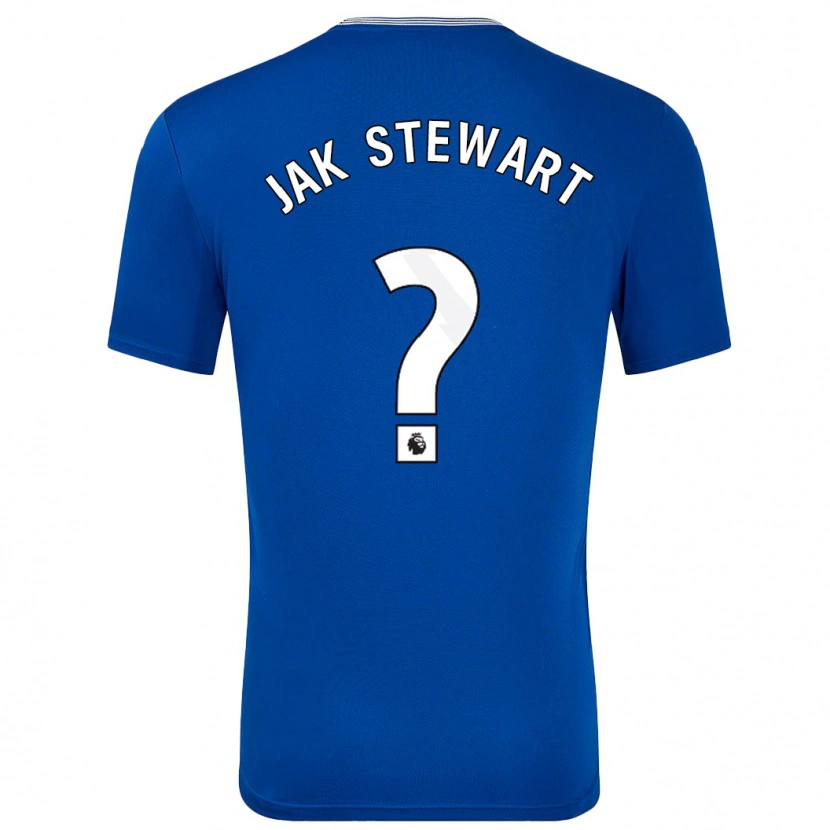 Danxen Hombre Camiseta Jak Stewart #0 Azul Con 1ª Equipación 2024/25 La Camisa