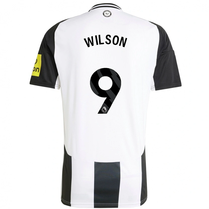 Danxen Hombre Camiseta Callum Wilson #9 Blanco Negro 1ª Equipación 2024/25 La Camisa