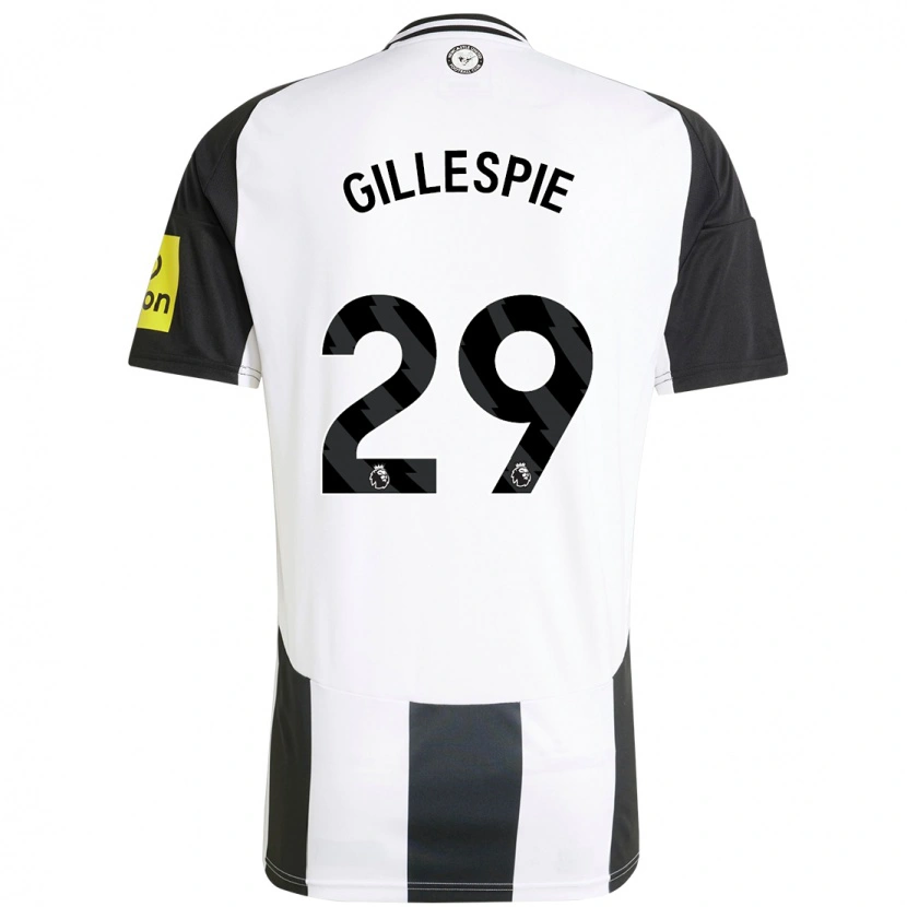 Danxen Hombre Camiseta Mark Gillespie #29 Blanco Negro 1ª Equipación 2024/25 La Camisa