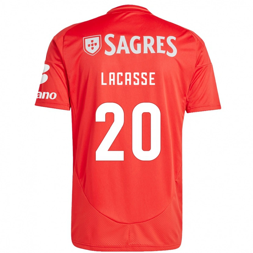 Danxen Hombre Camiseta Cloe Lacasse #20 Rojo Blanco 1ª Equipación 2024/25 La Camisa