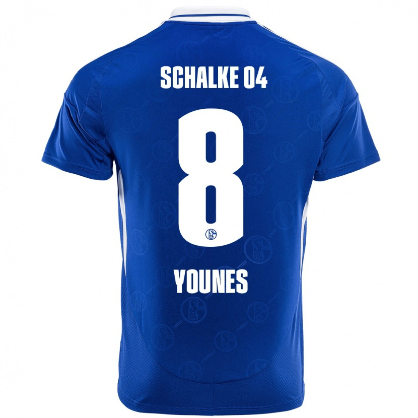 Danxen Hombre Camiseta Amin Younes #8 Azul Real 1ª Equipación 2024/25 La Camisa