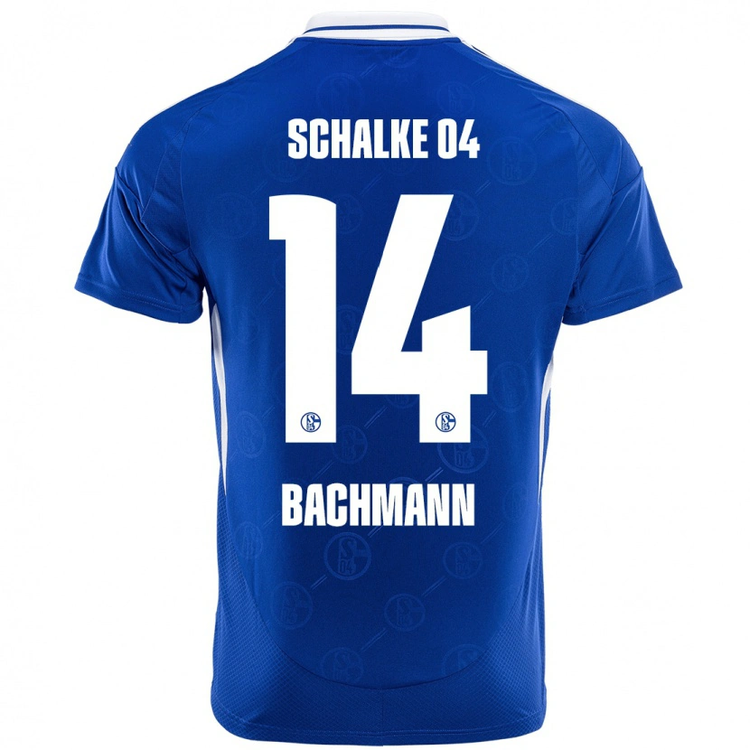 Danxen Hombre Camiseta Janik Bachmann #14 Azul Real 1ª Equipación 2024/25 La Camisa