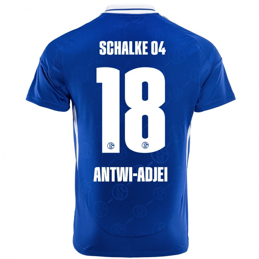 Danxen Hombre Camiseta Christopher Antwi-Adjei #18 Azul Real 1ª Equipación 2024/25 La Camisa