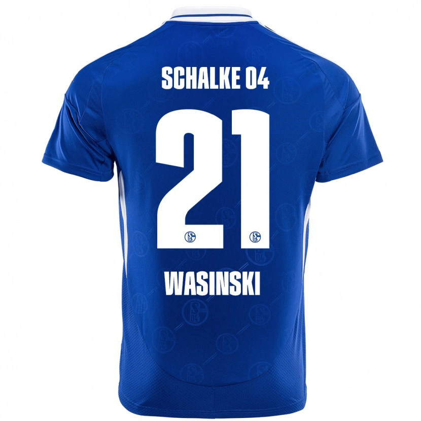 Danxen Hombre Camiseta Martin Wasinski #21 Azul Real 1ª Equipación 2024/25 La Camisa