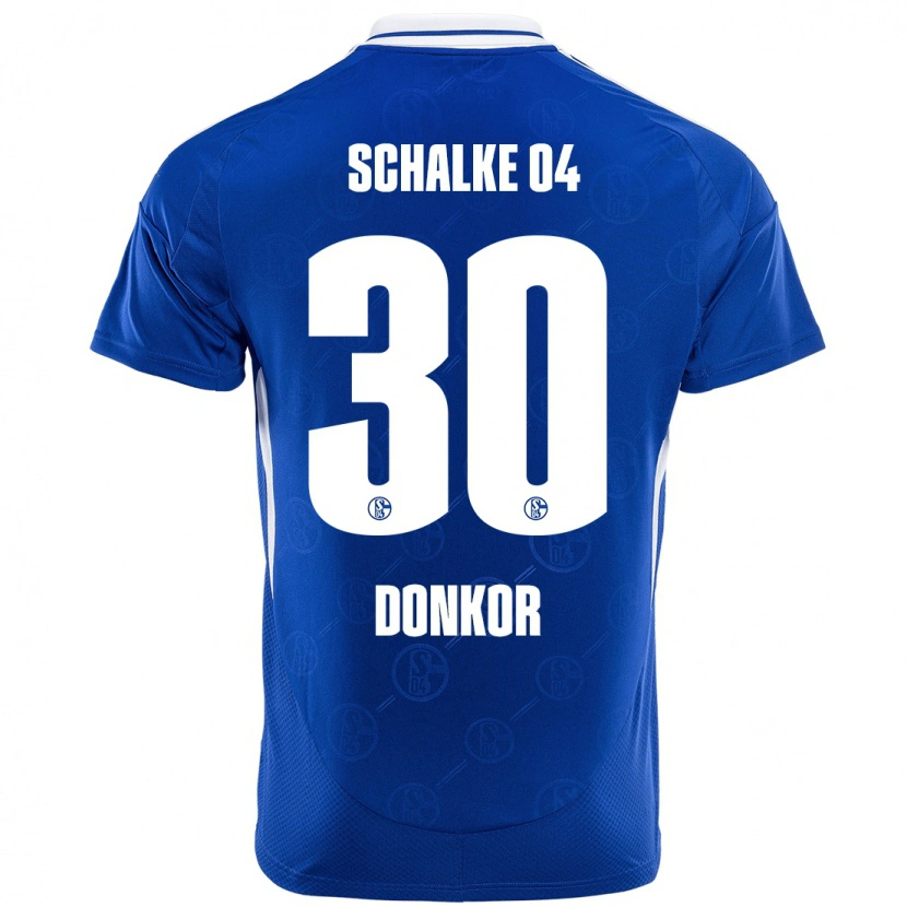 Danxen Hombre Camiseta Anton Donkor #30 Azul Real 1ª Equipación 2024/25 La Camisa