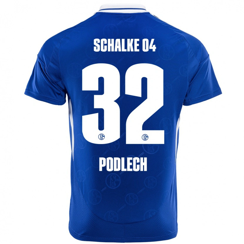 Danxen Hombre Camiseta Luca Podlech #32 Azul Real 1ª Equipación 2024/25 La Camisa