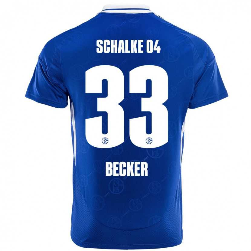 Danxen Hombre Camiseta Vitalie Becker #33 Azul Real 1ª Equipación 2024/25 La Camisa