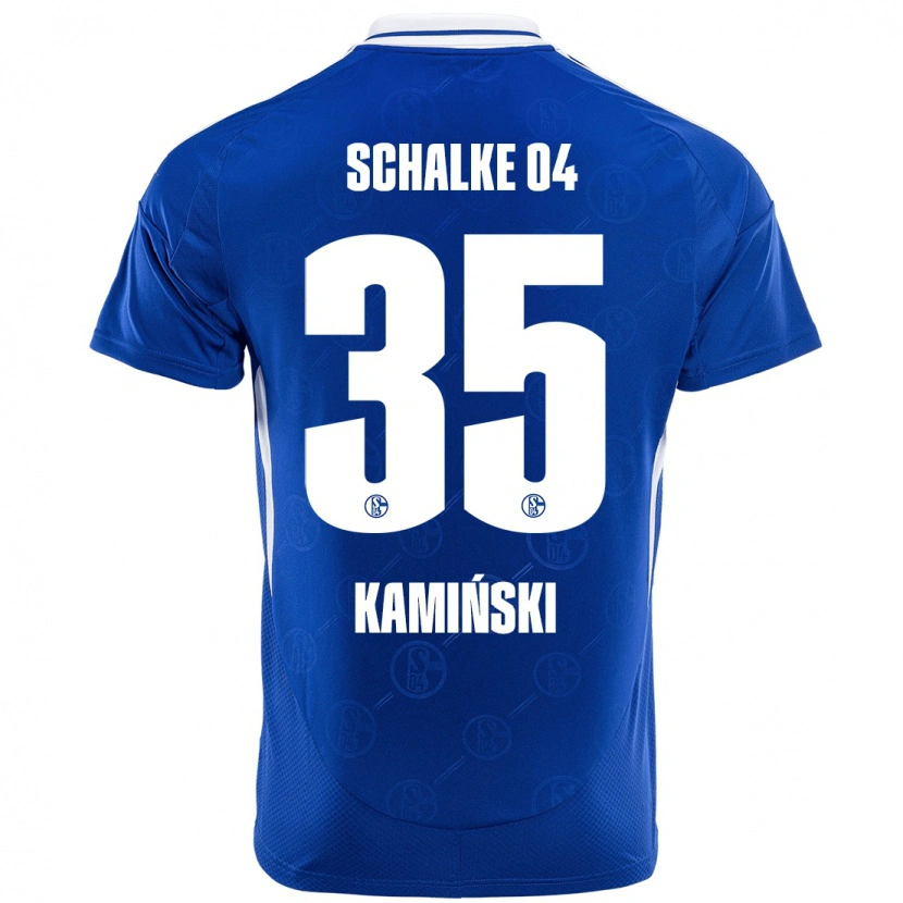 Danxen Hombre Camiseta Marcin Kaminski #35 Azul Real 1ª Equipación 2024/25 La Camisa