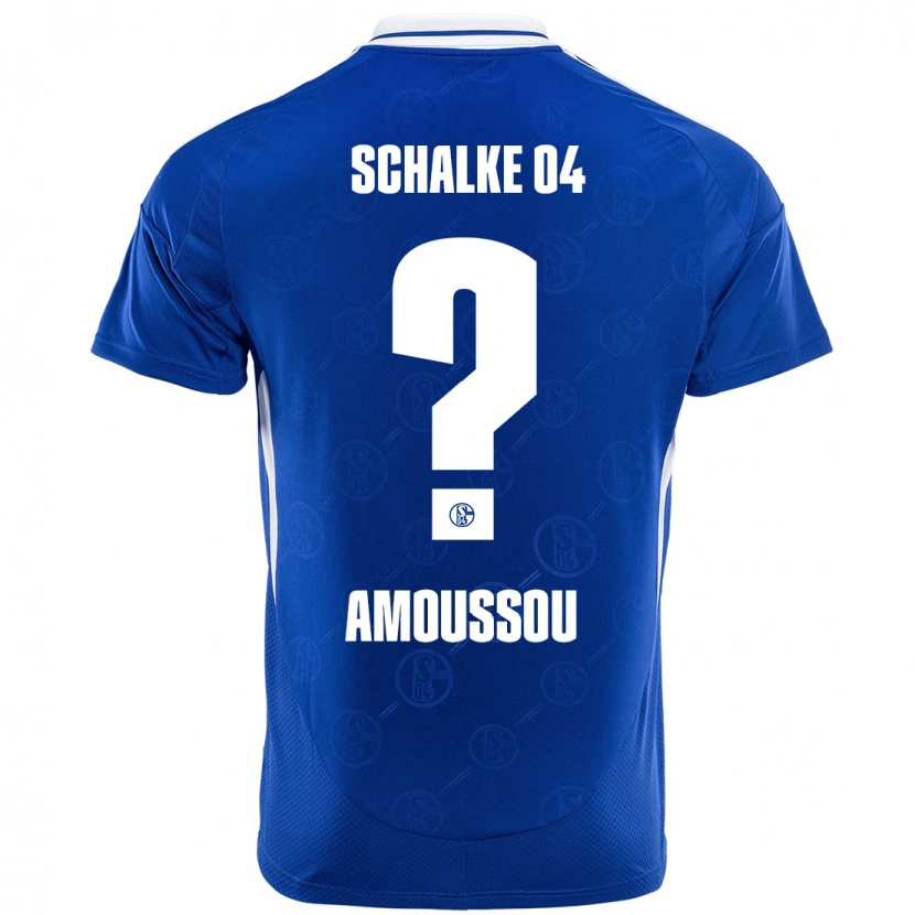 Danxen Hombre Camiseta Zaid Amoussou #0 Azul Real 1ª Equipación 2024/25 La Camisa